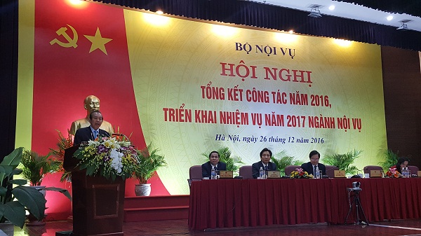 Phó Thủ tướng Trương Hòa Bình dự Hội nghị triển khai nhiệm vụ năm 2017 của Bộ Nội vụ - Hình 1