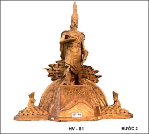 Phú Thọ trình Ban Bí thư mẫu phác thảo Tượng đài Hùng Vương