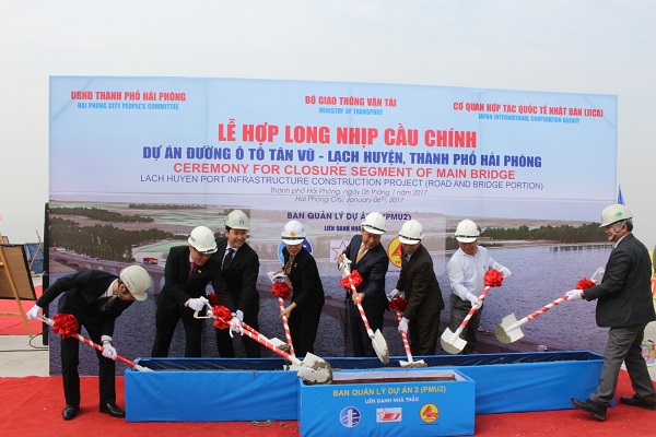 Hải Phòng: Hợp long cầu Tân Vũ - Lạch Huyện, cầu vượt biển dài nhất Việt Nam