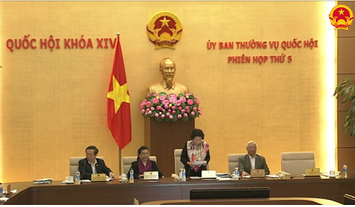 Ngày mai, khai mạc Phiên họp thứ 6 Ủy ban Thường vụ Quốc hội khóa XIV