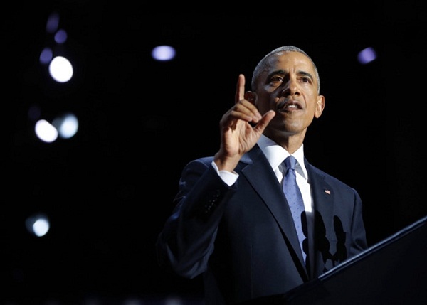 Tổng thống Obama rơi lệ khi đọc diễn văn cuối cùng trước khi từ nhiệm - Hình 13