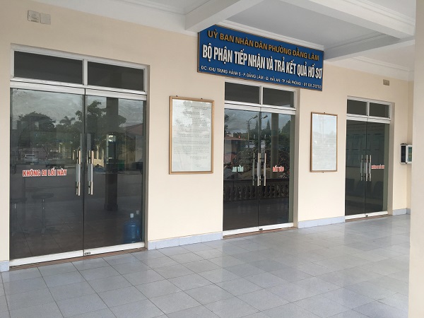 UBND phường Đằng Lâm giải trình TP về việc “cửa đóng then cài” trong giờ hành chính - Hình 1