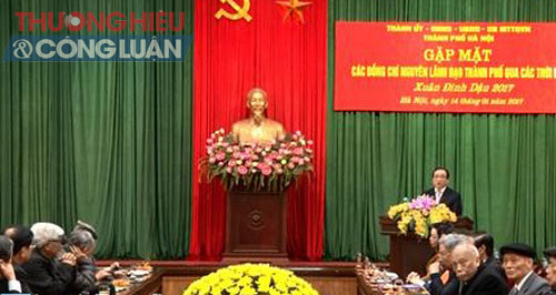 Hà Nội: Gặp mặt nguyên lãnh đạo thành phố qua các thời kỳ