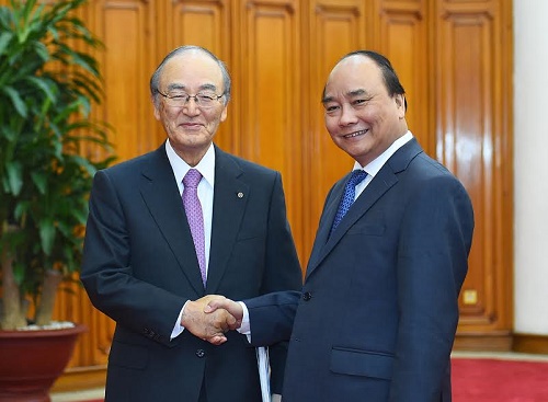 Thủ tướng Nguyễn Xuân Phúc tiếp khách quốc tế - Hình 1