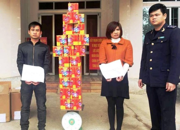 Bắt giữ hơn 80 kg pháo lậu từ Trung Quốc vào nội địa tiêu thụ