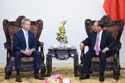 Thủ tướng Nguyễn Xuân Phúc tiếp cựu Thượng nghị sỹ Hoa Kỳ