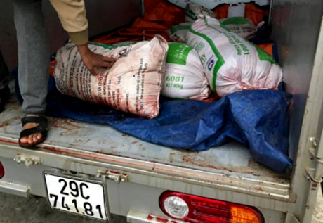 Thanh Hóa: Thu giữ gần 400 kg nội tạng động vật không rõ nguồn gốc