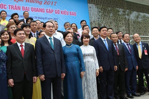 Chủ tịch nước: Kiều bào là bộ phận không thể thiếu, góp phần đưa VN hội nhập thành công