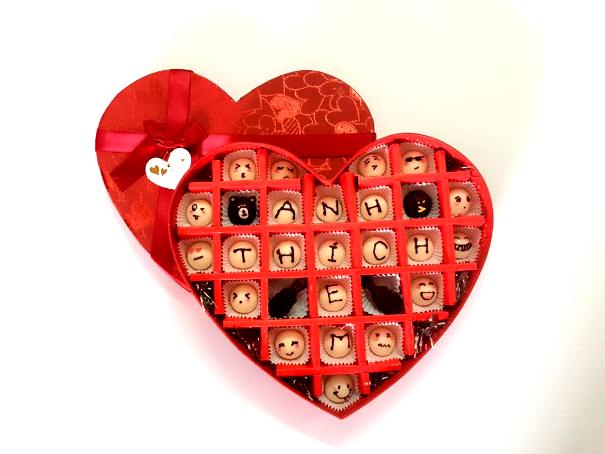 Quà tặng Valentine 2017: Đa dạng socola handmade ‘siêu độc đáo’ - Hình 2