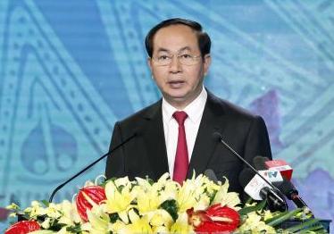 Chủ tịch nước Trần Đại Quang tham dự Lễ kỷ niệm 70 năm Ngày Bác Hồ về thăm Thanh Hoá - Hình 1