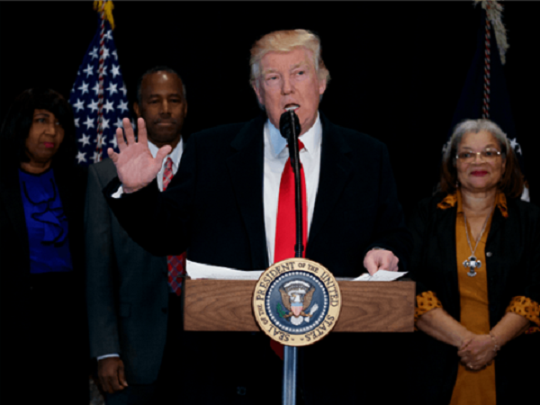 Ông Trump cam kết đối phó với nạn buôn người