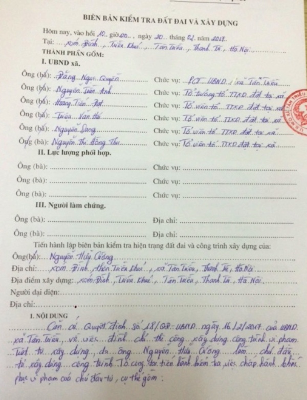 Vụ vi phạm TTXD tại xã Tân Triều (Thanh Trì, Hà Nội): Phá dỡ các hạng mục XD sai phép - Hình 2