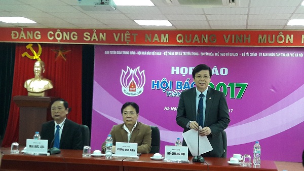Hội Báo toàn quốc 2017: “Báo chí Việt Nam đồng hành cùng Đất nước đổi mới”