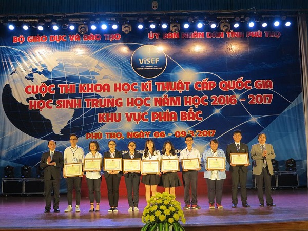Cuộc thi khoa học - kỹ thuật cấp quốc gia: 5 giải nhất