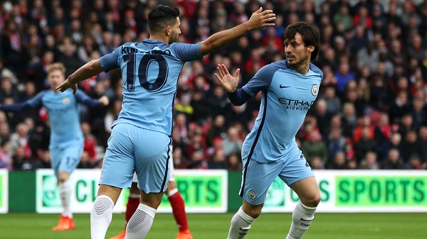 Silva và Aguero tỏa sáng, Man City vào bán kết Cup FA - Hình 1