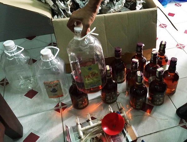5 mẫu rượu có hàm lượng methanol vượt ngưỡng cho phép