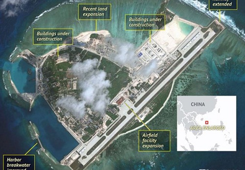Trung Quốc lại xây dựng ở Biển Đông, Ngoại trưởng Mỹ tới châu Á