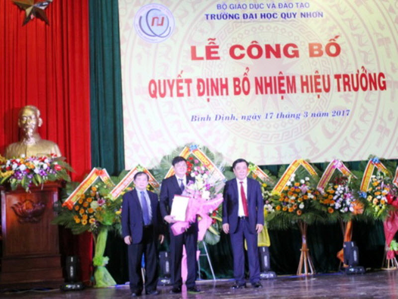 Bình Định: Đại học Quy Nhơn có hiệu trưởng mới - Hình 1