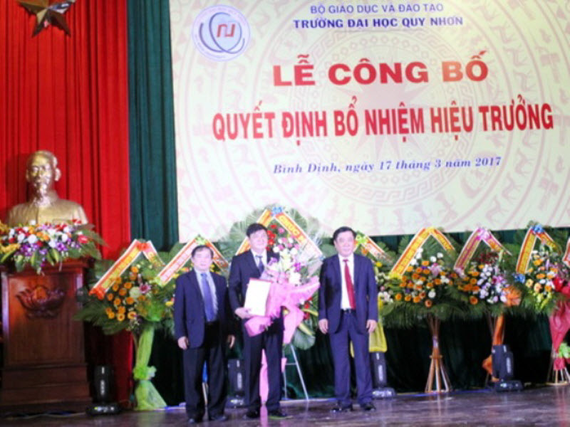 Bình Định: Đại học Quy Nhơn có hiệu trưởng mới