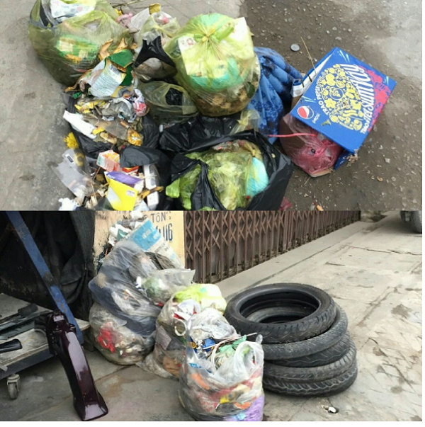 Hoằng Hóa (Thanh Hóa): Dịch vụ vệ sinh môi trường trì trệ, người dân sống chung với rác - Hình 1