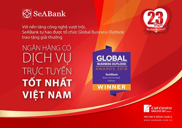 SeaBank được vinh danh dịch vụ ngân hàng trực tuyến tốt nhất năm 2016 - Hình 2