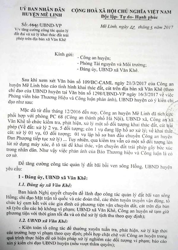 Vụ “đất tặc” - “nuốt” hàng vạn m3 đất tại Mê Linh (Hà Nội): Chính quyền vào cuộc! - Hình 2