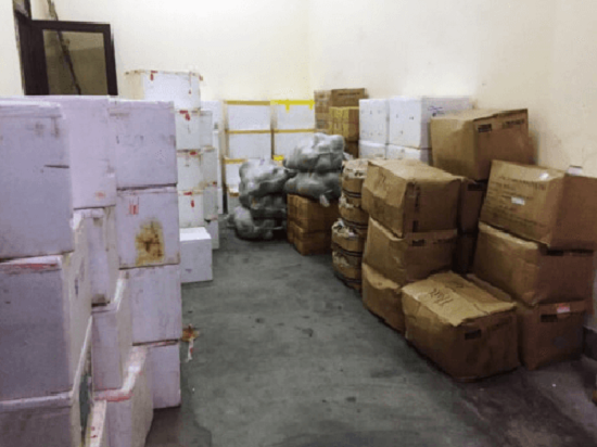 Quảng Ninh: Bắt giữ 2 xe tải chở hơn 1 tấn hoa quả Trung Quốc - Hình 1