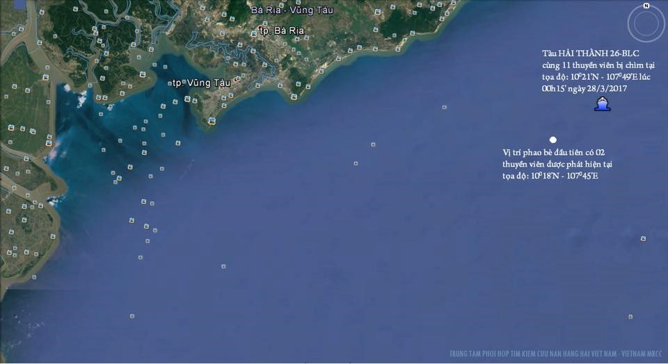 Thủ tướng chỉ đạo khẩn trương tìm kiếm 9 thuyền viên mất tích