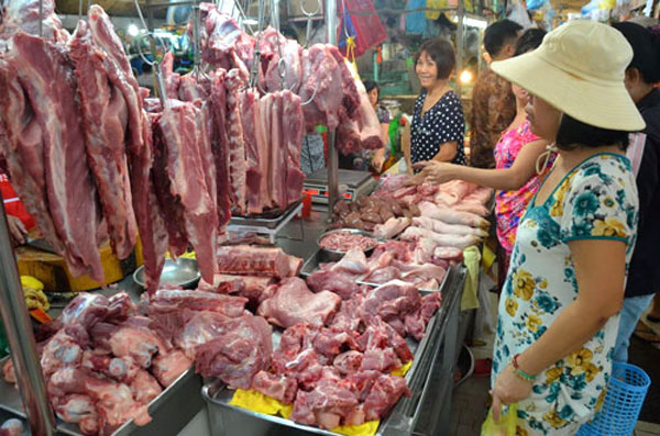 40% mẫu thịt lợn nhiễm khuẩn tiêu chảy trên thị trường - Hình 1
