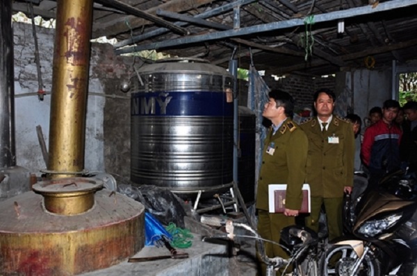 Trong 2 tuần, xử lý 491 cơ sở sản xuất kinh doanh rượu