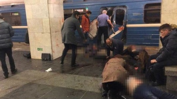 Nga bắt 8 đối tượng tình nghi trong vụ tấn công tàu điện ngầm - Hình 1