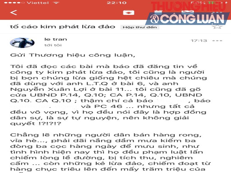 Bài 12 - Vụ DN Kim Phát: Công ty CP Địa ốc Kim Phát đã trả lại tiền cho khách hàng?