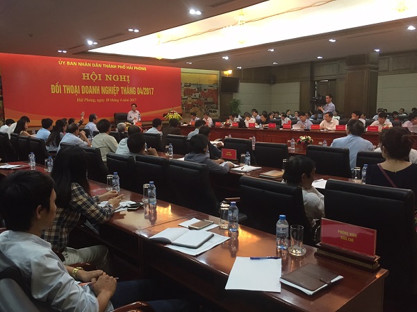 Hải Phòng: Hội nghị đối thoại doanh nghiệp tháng 4/2017