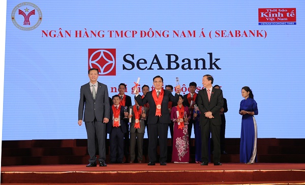 SeaBank lần thứ 8 liên tiếp nhận giải thưởng "Thương hiệu mạnh Việt Nam"