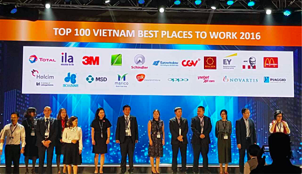 Eurowindow lọt vào Top 100 Nơi làm việc tốt nhất Việt Nam 2016 - Hình 1
