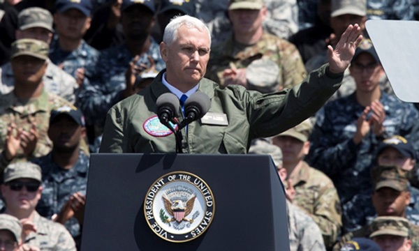 Phó Tổng thống Mỹ: “Triều Tiên không nên thử thách quyết tâm của quân đội Mỹ” - Hình 1