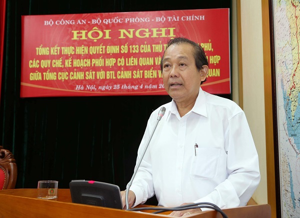 Phó Thủ tướng Trương Hòa Bình chủ trì Hội nghị về phối hợp trong phòng chống tội phạm