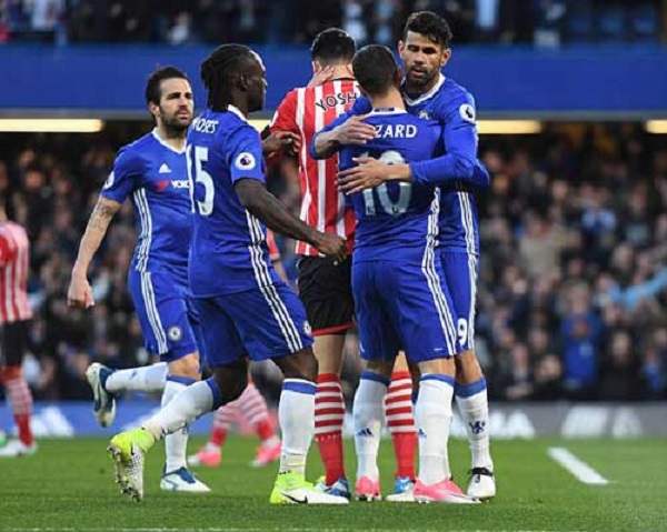 Premier League: Costa lập cú đúp, Chelsea nhẹ nhàng đánh bại Southampton - Hình 1