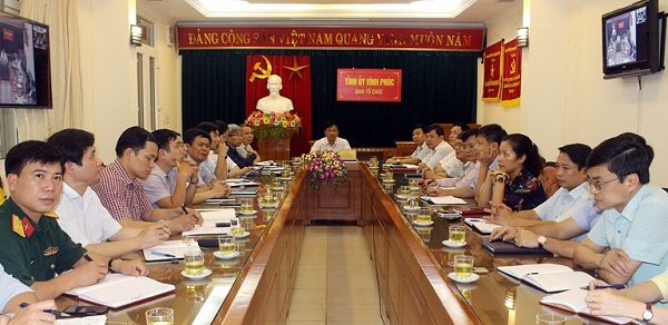 Giao ban trực tuyến toàn quốc Ngành Tổ chức xây dựng Đảng tháng 5/2017