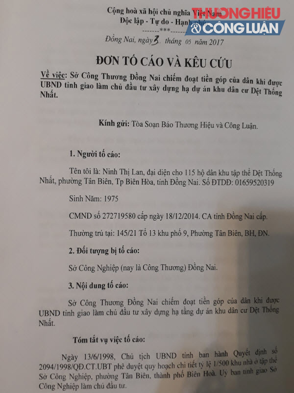 Dân góp tiền xây dựng hạ tầng DA (Đồng Nai): Hơn 15 năm bị bỏ rơi?