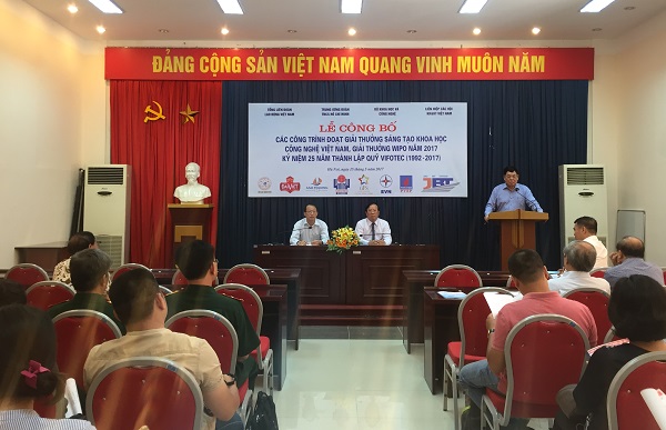 45 công trình đoạt Giải thưởng Sáng tạo KH-CN Việt Nam 2016