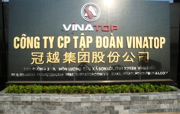 Vĩnh Phúc: Công ty VinaTop bị đề nghị xử phạt 470 triệu đồng - Hình 1