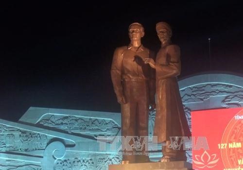 Bình Định: Khánh thành công trình tượng đài Nguyễn Sinh Sắc – Nguyễn Tất Thành - Hình 2