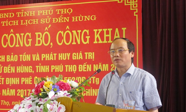 Phú Thọ: Công bố quy hoạch bảo tồn và phát huy giá trị Khu di tích lịch sử Đền Hùng