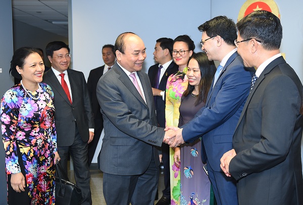 Thủ tướng thăm Phái đoàn Thường trực Việt Nam tại Liên Hợp Quốc - Hình 1
