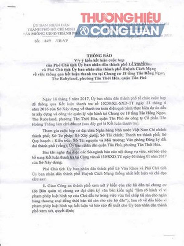 Dân dài cổ chờ sổ hồng: Đã đến lúc cần mạnh tay với chủ đầu tư