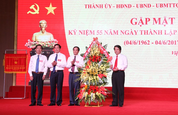 Phú Thọ: Long trọng tổ chức Gặp mặt kỷ niệm 55 năm ngày thành lập TP. Việt Trì