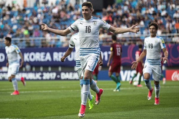 World Cup U20: Vượt qua U20 Bồ Đào Nha, U20 Uruguay giành vé vào vòng bán kết - Hình 1
