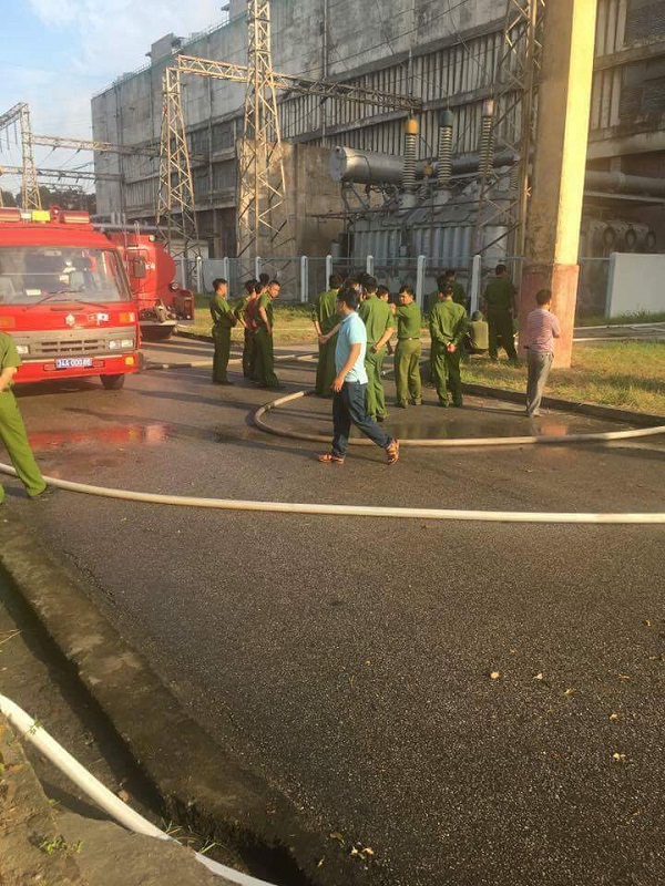 Hải Dương: Cháy lớn tại Công ty CP Nhiệt điện Phả Lại