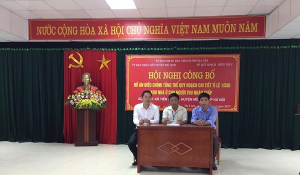 Huyện Mê Linh (Hà Nội): Công bố và bàn giao quy hoạch chi tiết tỷ lệ 1/500 Dự án Diamond Park